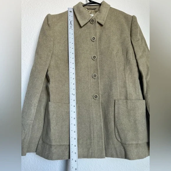 Vintage Valentino wool jacket - Miss‎ Valentino pure wool Alpaca coat size 12 - Picture 12 of 17